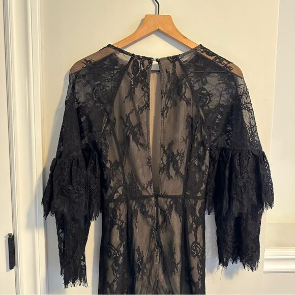 Revolve Stevie May Black Lace Maxi Dress Small - Picture 10 of 11